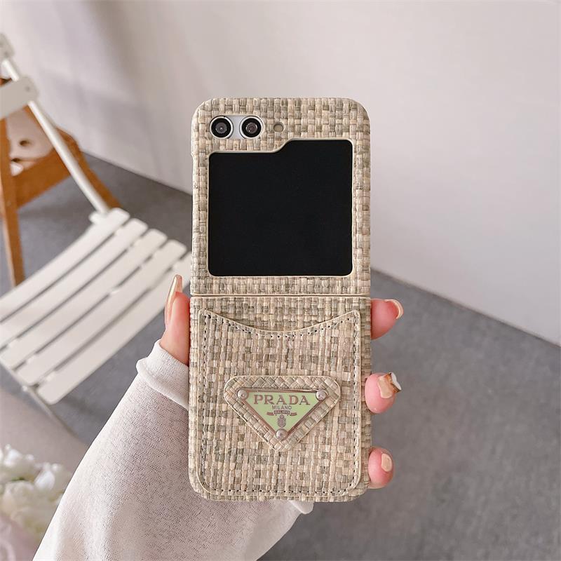 Elegant Galaxy Z Flip Card Holder Case