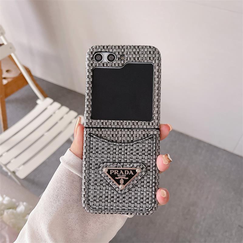 Elegant Galaxy Z Flip Card Holder Case