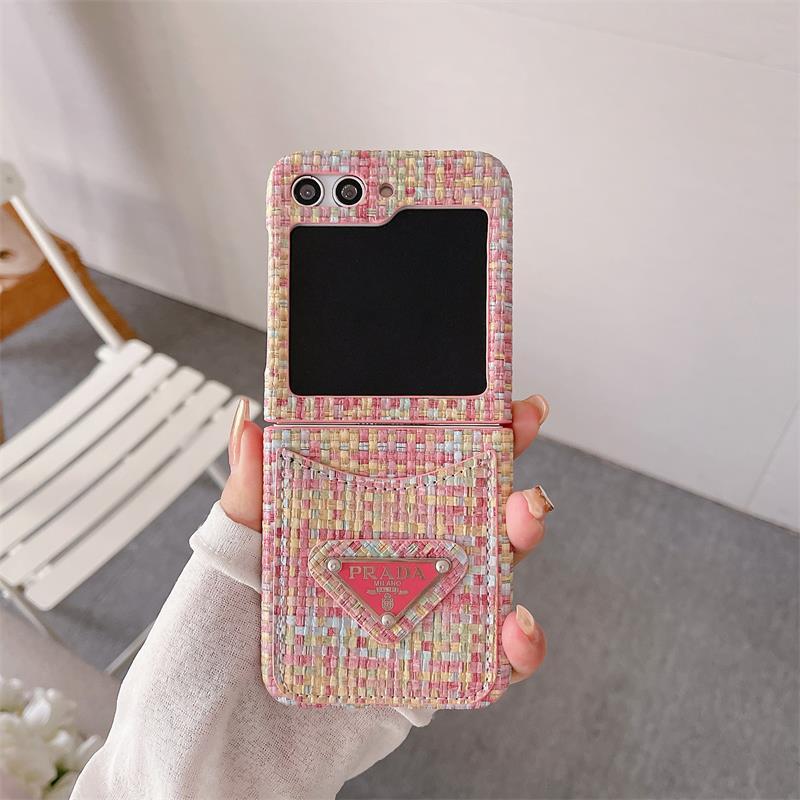 Elegant Galaxy Z Flip Card Holder Case
