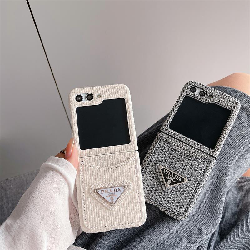 Elegant Galaxy Z Flip Card Holder Case