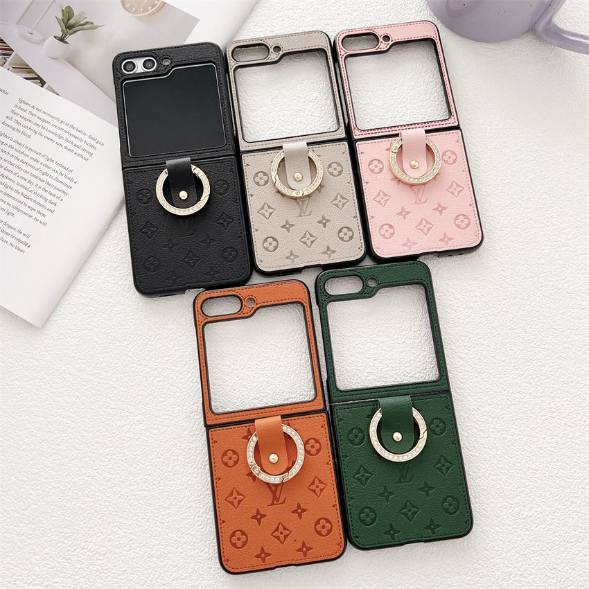 Luxury Leather Galaxy Z Flip Case