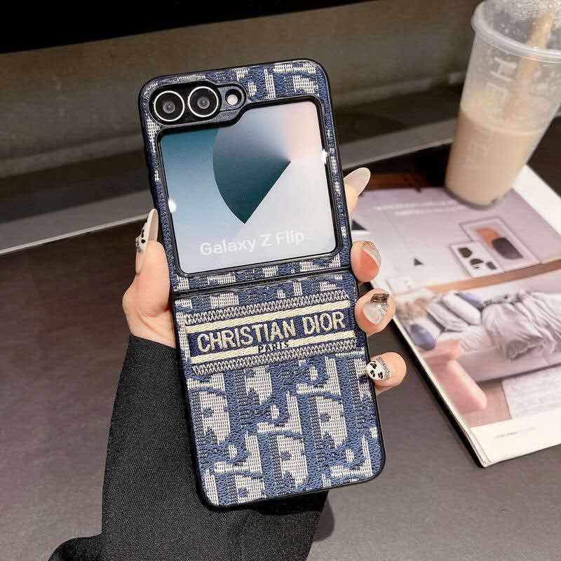 Classy Textured Galaxy Z Flip Case