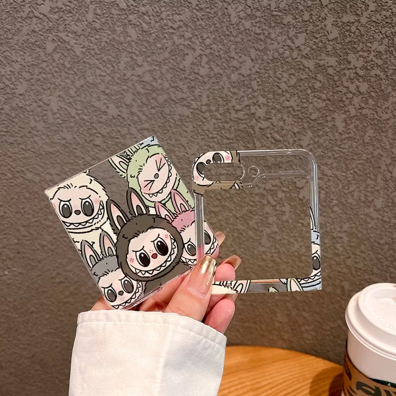 Transparent Trendy Z Flip Case
