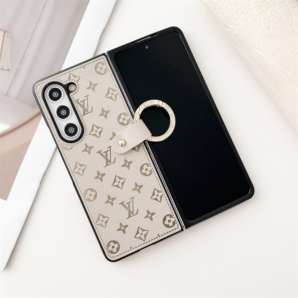 Luxury Leather Cover for Galaxy Z Fold 6/5/4/3