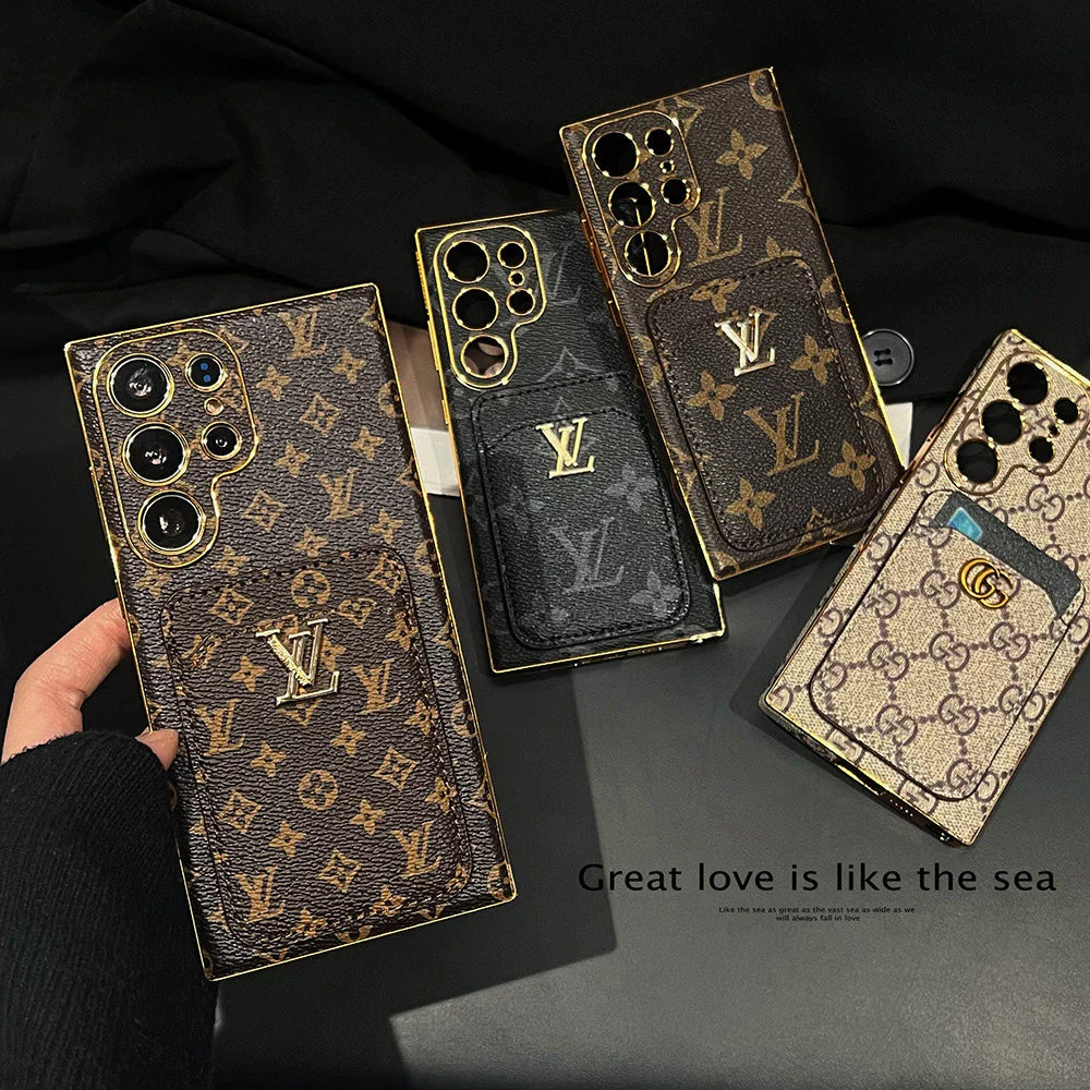Luxury Wallet Card Samsung S Case